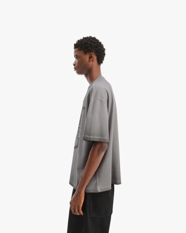 INITIALS TEE DARK GREY - Sweats & Hoodies - streetwear Avenue Wear