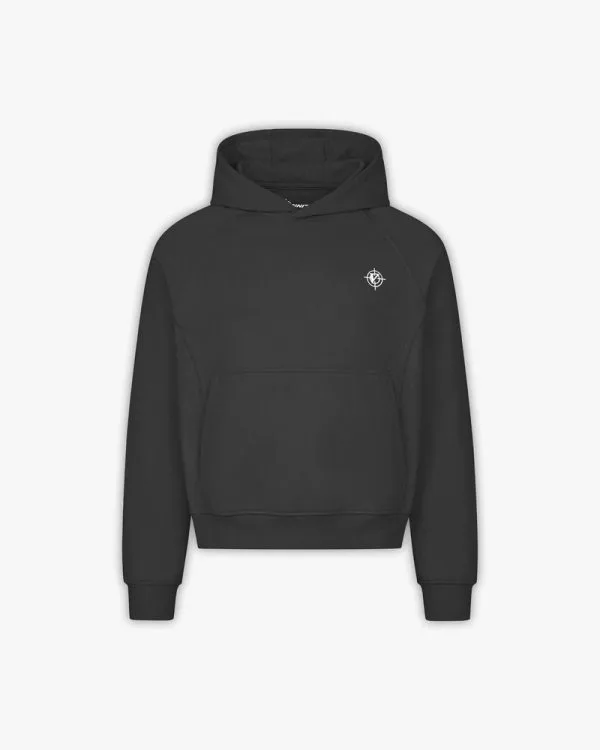 Inside out hoodie ash grey - Avenue Wear