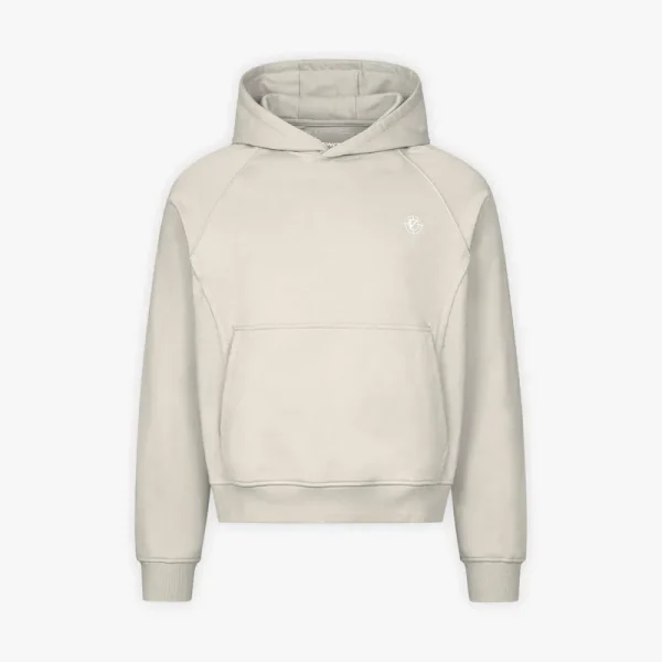 Inside out hoodie beige - Avenue Wear