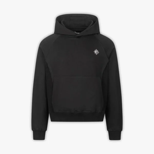 Inside out hoodie black - Avenue Wear