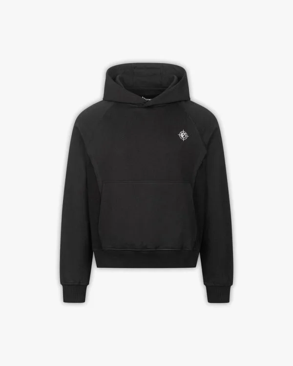 Inside out hoodie black - Avenue Wear