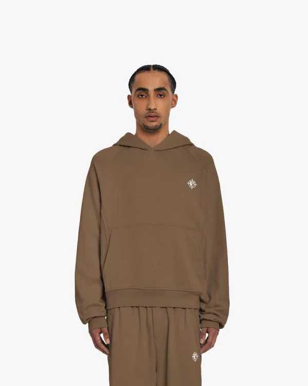 INSIDE OUT HOODIE CHOCOLATE BROWN - Sweats & Hoodies - streetwear Avenue Wear