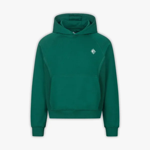 Inside out hoodie forrest green - Avenue Wear