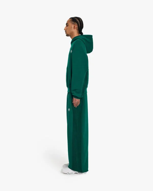 INSIDE OUT HOODIE FORREST GREEN - Sweats & Hoodies - streetwear Avenue Wear