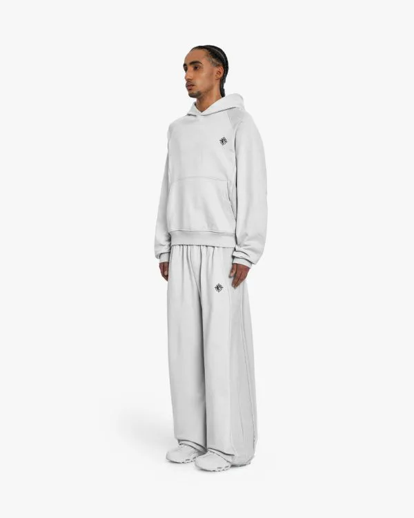 INSIDE OUT HOODIE LIGHT GREY - Sweats & Hoodies - streetwear Avenue Wear