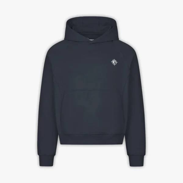 Inside out hoodie navy - Avenue Wear