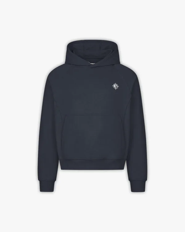 Inside out hoodie navy - Avenue Wear