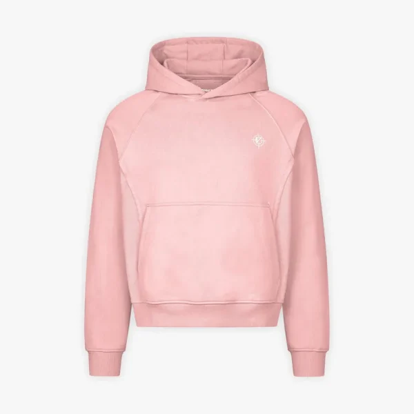 Inside out hoodie pink - Avenue Wear