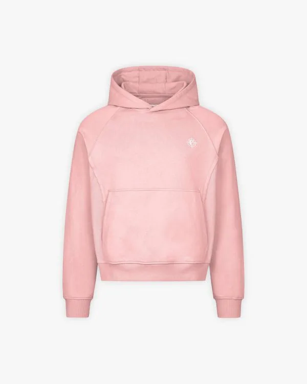 Inside out hoodie pink - Avenue Wear