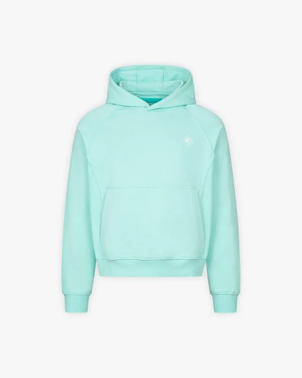 Inside out hoodie turquoise - Avenue Wear