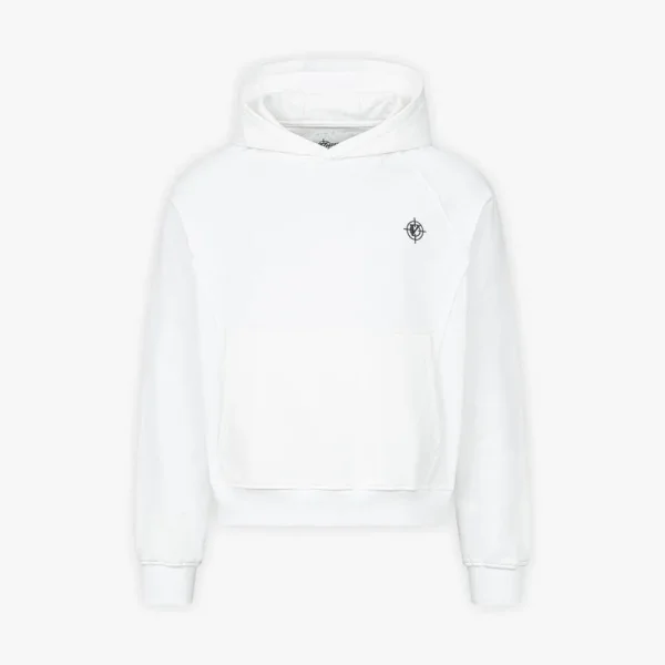 Inside out hoodie white - Avenue Wear