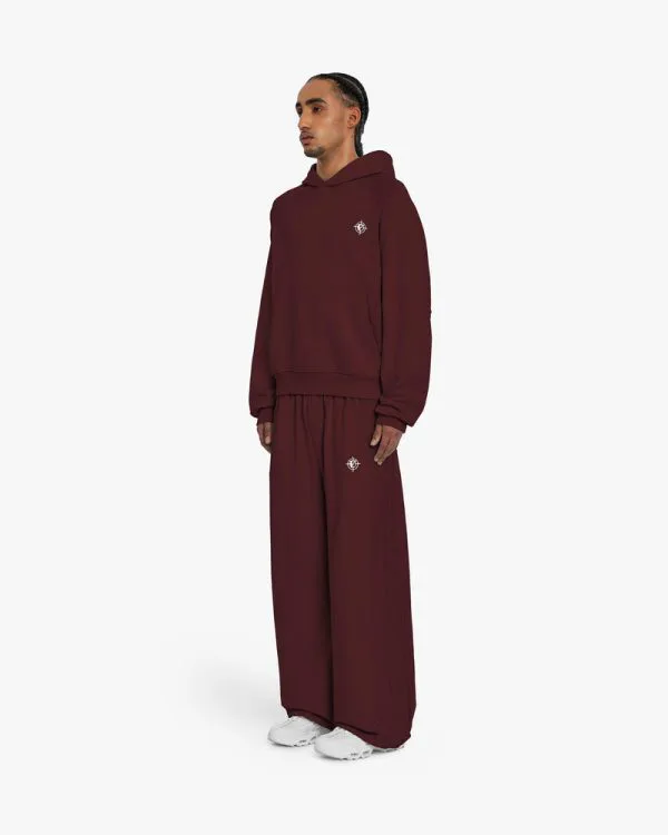 INSIDE OUT HOODIE WINE RED - Sweats & Hoodies - streetwear Avenue Wear
