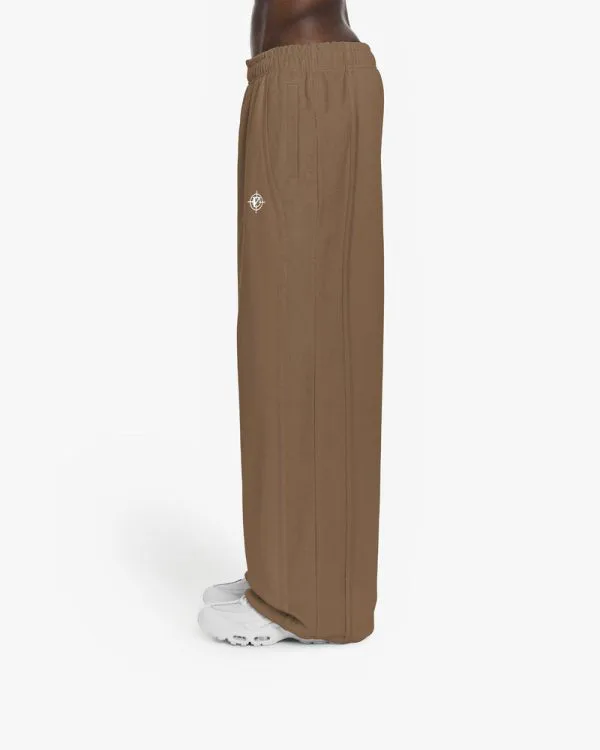 INSIDE OUT JOGGER CHOCOLATE BROWN - Pantalons & Jorts - streetwear Avenue Wear