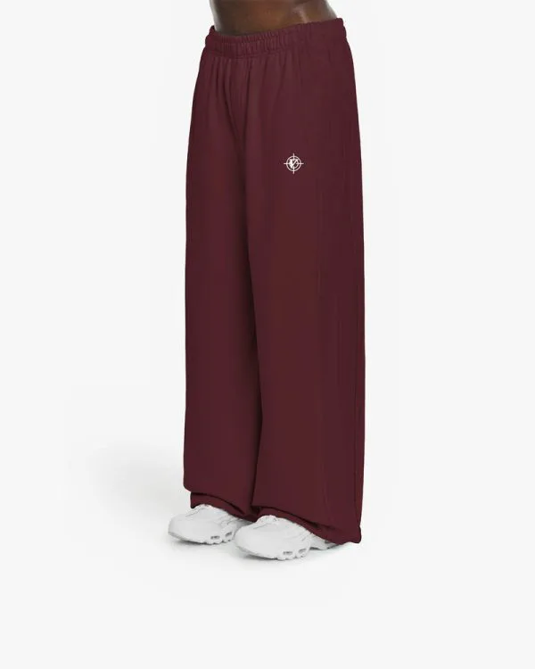 INSIDE OUT JOGGER WINE RED - Pantalons & Jorts - streetwear Avenue Wear