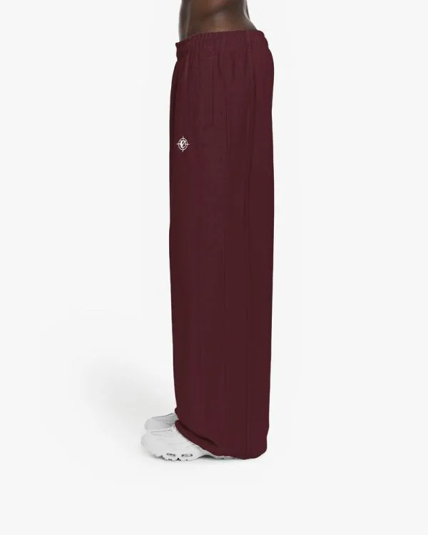 INSIDE OUT JOGGER WINE RED - Pantalons & Jorts - streetwear Avenue Wear