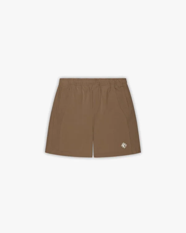 Inside out shorts chocolate brown - Avenue Wear