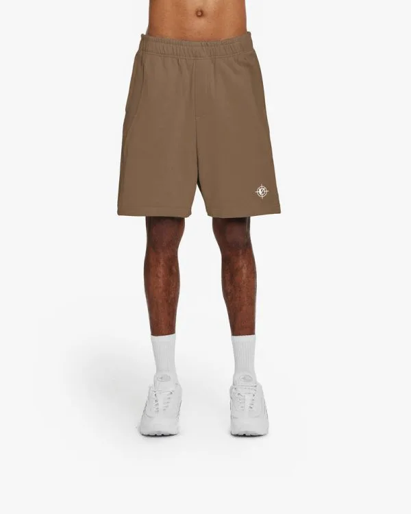 INSIDE OUT SHORTS CHOCOLATE BROWN - Pantalons & Jorts - streetwear Avenue Wear