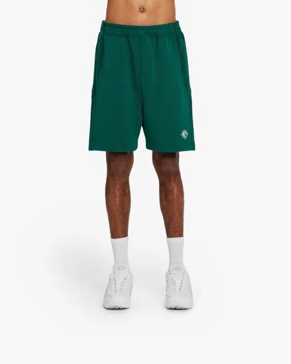 INSIDE OUT SHORTS FORREST GREEN - Pantalons & Jorts - streetwear Avenue Wear