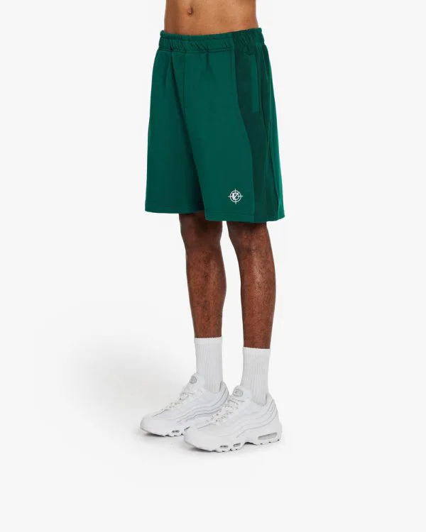 INSIDE OUT SHORTS FORREST GREEN - Pantalons & Jorts - streetwear Avenue Wear