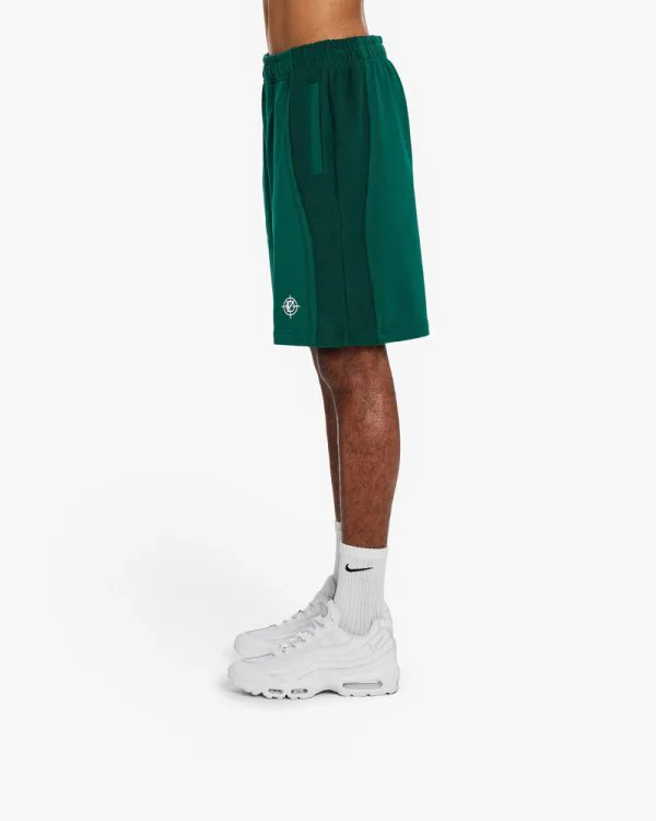 INSIDE OUT SHORTS FORREST GREEN - Pantalons & Jorts - streetwear Avenue Wear
