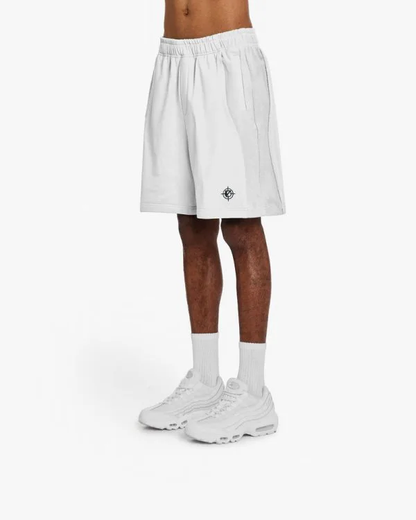 INSIDE OUT SHORTS LIGHT GREY - Pantalons & Jorts - streetwear Avenue Wear