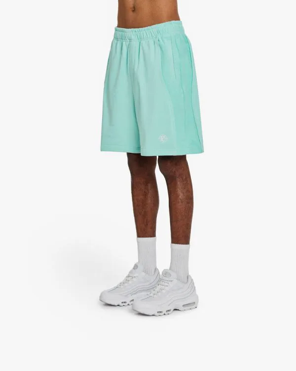 INSIDE OUT SHORTS TURQUOISE - Pantalons & Jorts - streetwear Avenue Wear