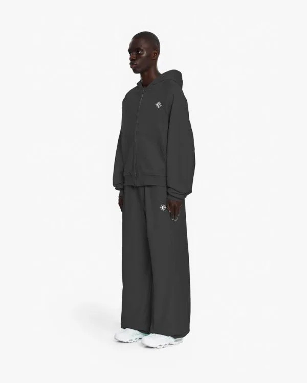 INSIDE OUT ZIP HOODIE ASH GREY - Sweats & Hoodies - streetwear Avenue Wear