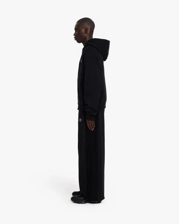 INSIDE OUT ZIP HOODIE BLACK - Sweats & Hoodies - streetwear Avenue Wear