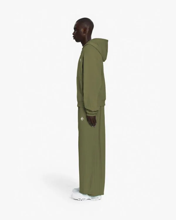 INSIDE OUT ZIP HOODIE KHAKI - Sweats & Hoodies - streetwear Avenue Wear