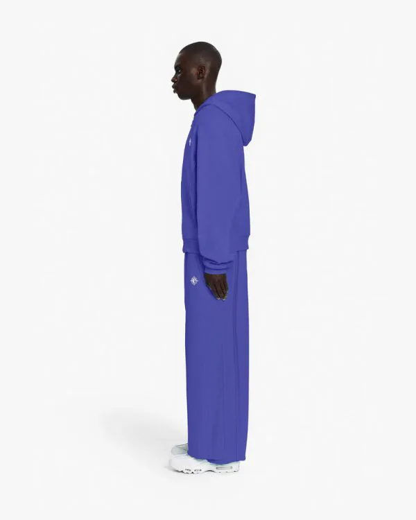 INSIDE OUT ZIP HOODIE OCEAN BLUE - Sweats & Hoodies - streetwear Avenue Wear