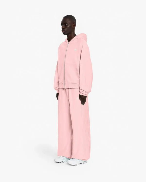 INSIDE OUT ZIP HOODIE PINK - Sweats & Hoodies - streetwear Avenue Wear