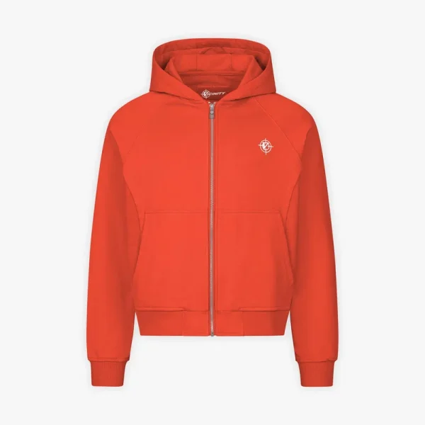 Inside out zip hoodie strawberry - Avenue Wear