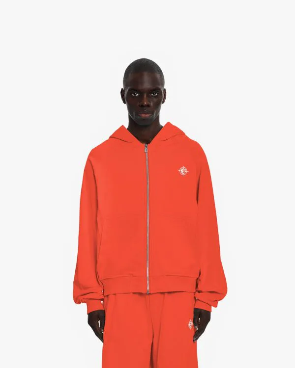 INSIDE OUT ZIP HOODIE STRAWBERRY - Sweats & Hoodies - streetwear Avenue Wear