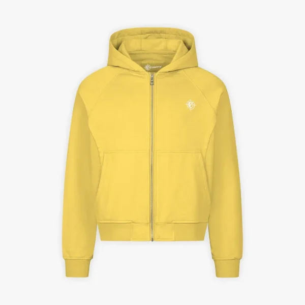 Inside out zip hoodie sunflower - Avenue Wear