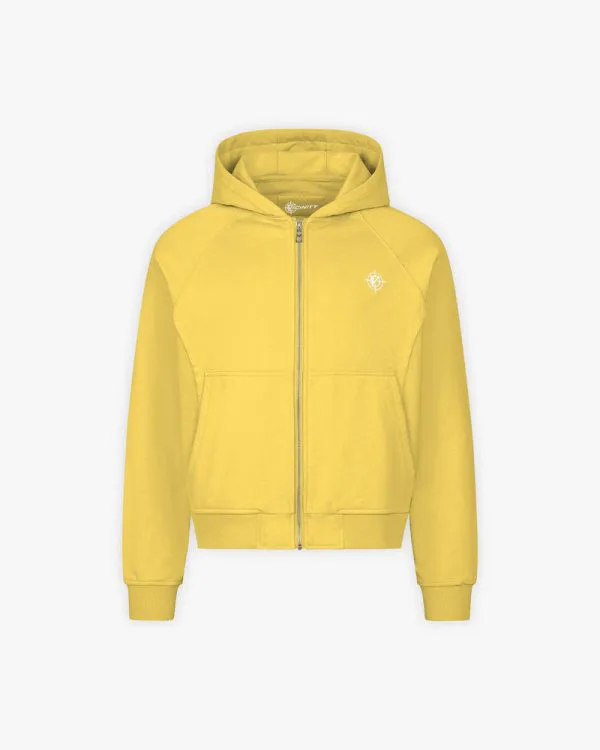 Inside out zip hoodie sunflower - Avenue Wear