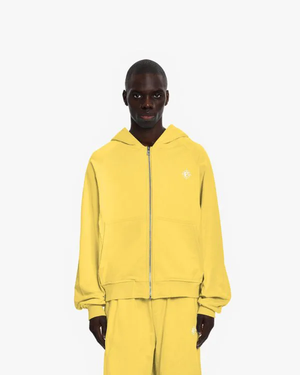 INSIDE OUT ZIP HOODIE SUNFLOWER - Sweats & Hoodies - streetwear Avenue Wear