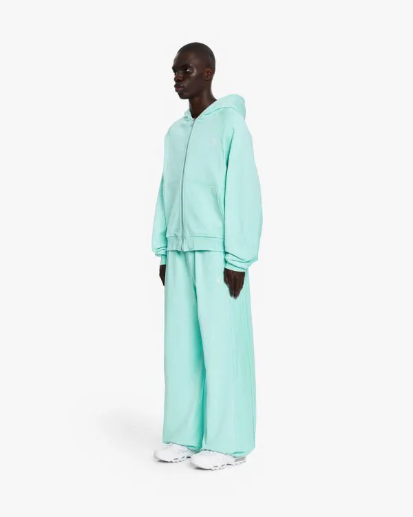 INSIDE OUT ZIP HOODIE TURQUOISE - Sweats & Hoodies - streetwear Avenue Wear