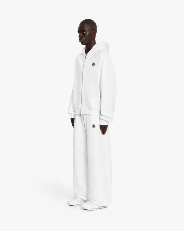 INSIDE OUT ZIP HOODIE WHITE - Sweats & Hoodies - streetwear Avenue Wear