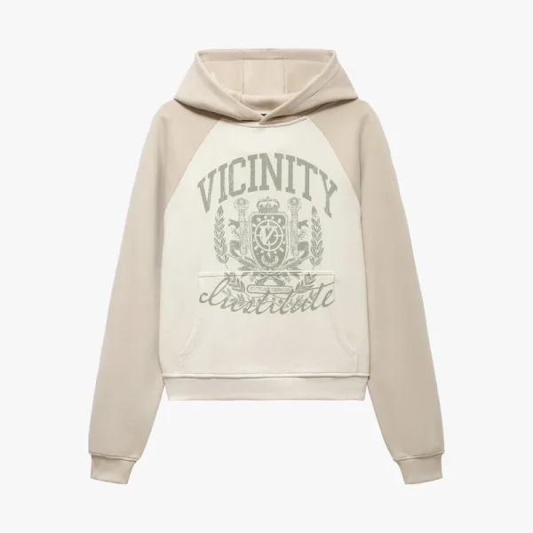 Institute hoodie beige - Avenue Wear