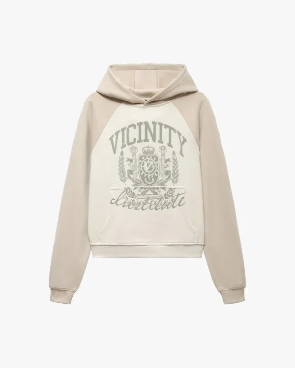 Institute hoodie beige - Avenue Wear