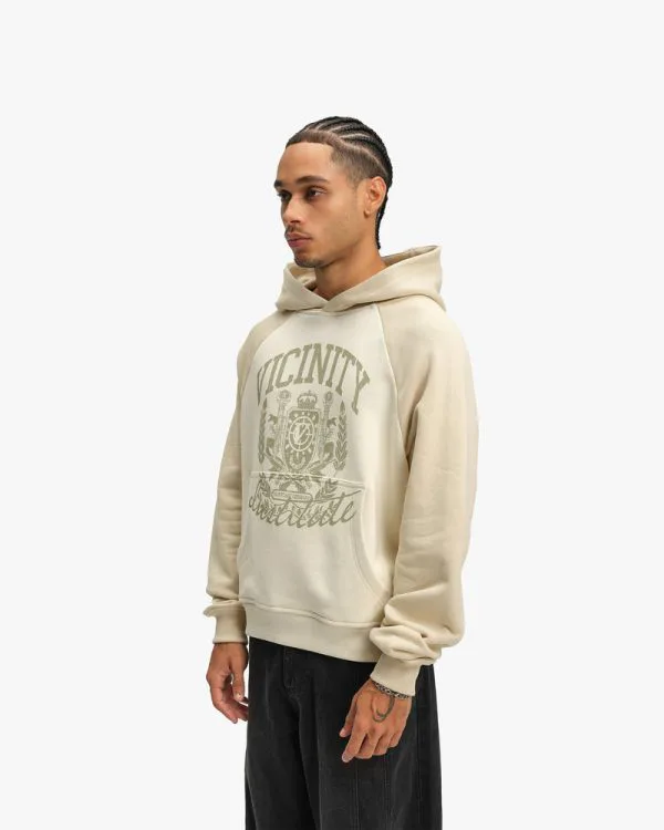 INSTITUTE HOODIE BEIGE - Sweats & Hoodies - streetwear Avenue Wear