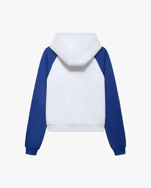 INSTITUTE HOODIE WHITE/BLUE - Sweats & Hoodies - streetwear Avenue Wear