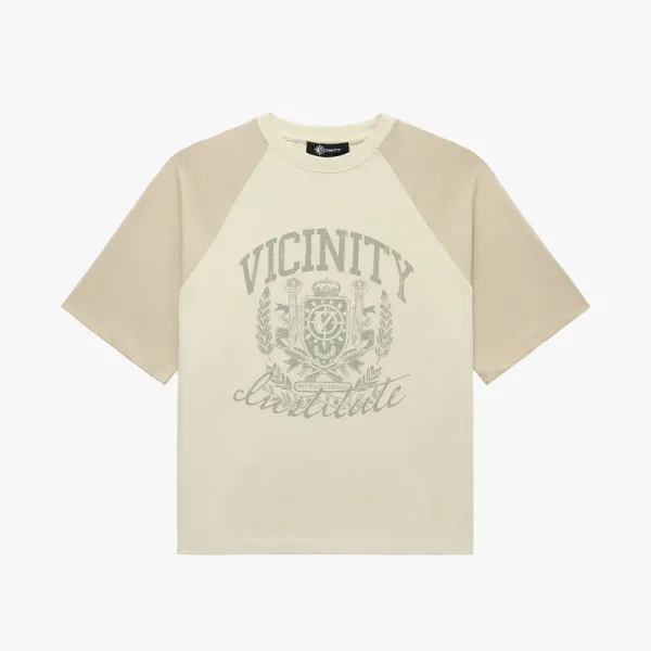 Institute tee beige - Avenue Wear