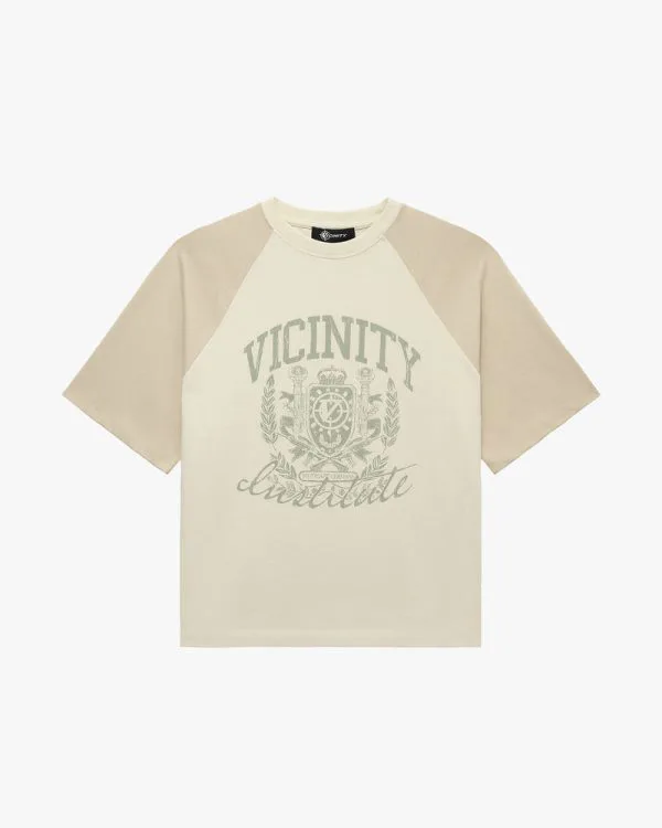 Institute tee beige - Avenue Wear
