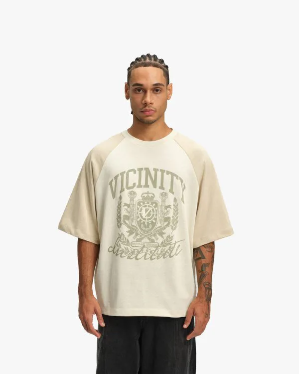 INSTITUTE TEE BEIGE - Sweats & Hoodies - streetwear Avenue Wear