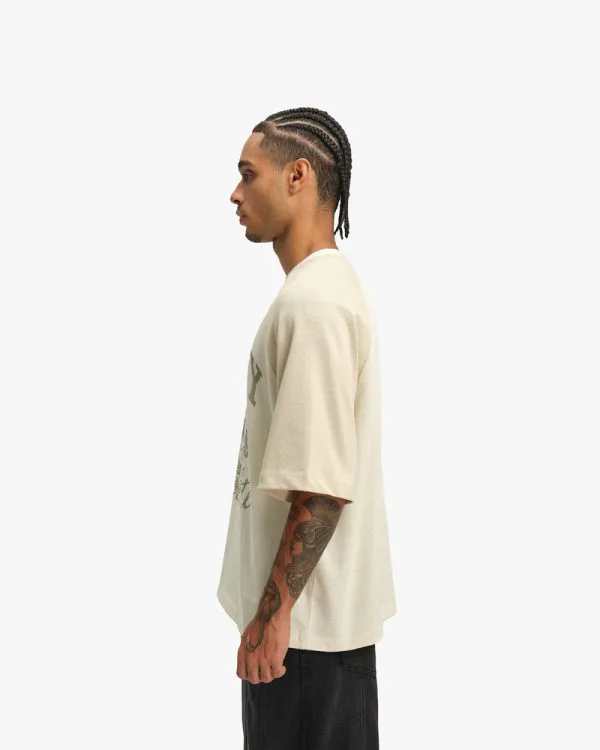 INSTITUTE TEE BEIGE - Sweats & Hoodies - streetwear Avenue Wear