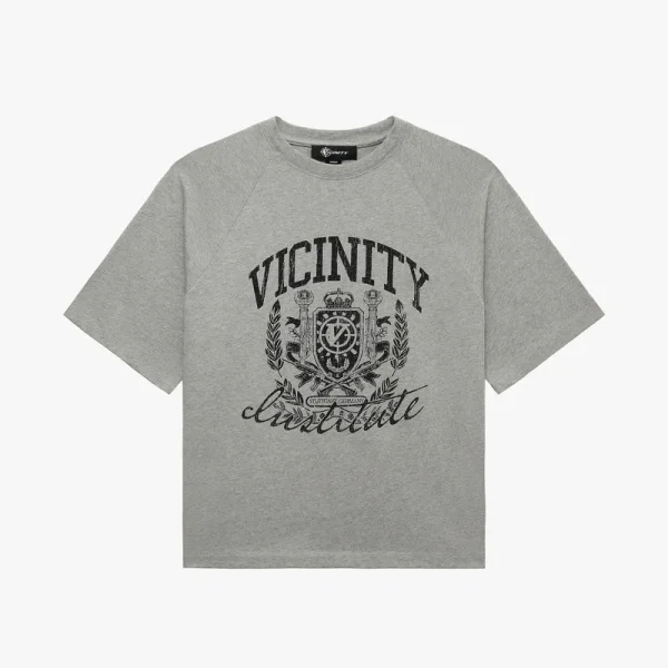 Institute tee grey melange - Avenue Wear
