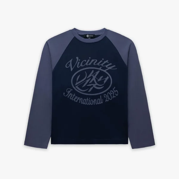 International longsleeve blue - Avenue Wear