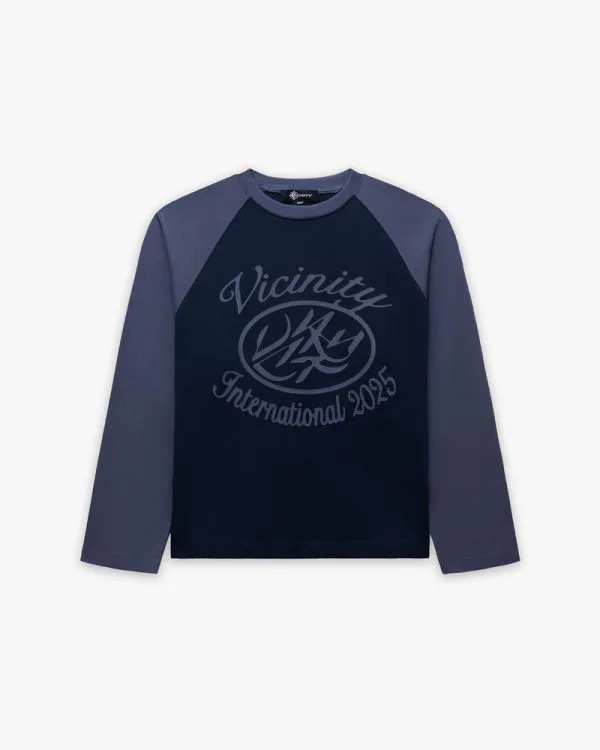 International longsleeve blue - Avenue Wear