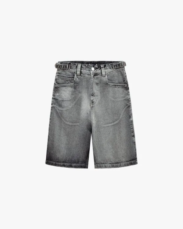 Ivory denim jorts - Avenue Wear